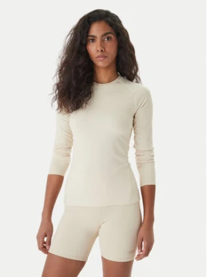 Reebok Koszulka techniczna Reebok x Ewa Chodakowska RK25614CCW Beżowy Slim Fit