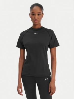 Reebok Koszulka techniczna RK25605CCW Czarny Slim Fit