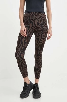 Reebok legginsy Modern Safari damskie kolor brązowy wzorzyste 100076209