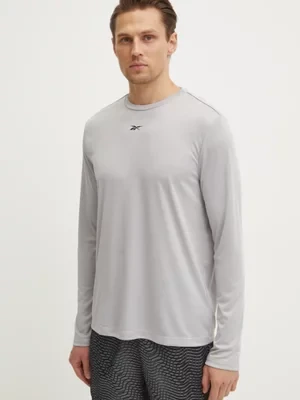 Reebok longsleeve męski kolor szary 100216546