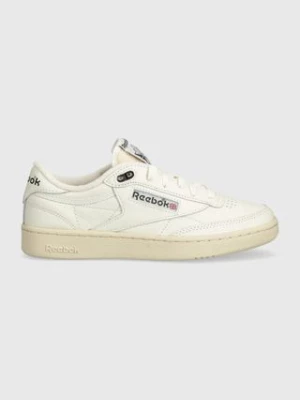 Reebok LTD sneakersy skórzane Club C 85 Vintage kolor beżowy RMIA04HC99LEA0030100