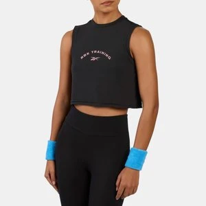 Reebok - Lux Cropped Graphic Tankunisex, Black, Size: