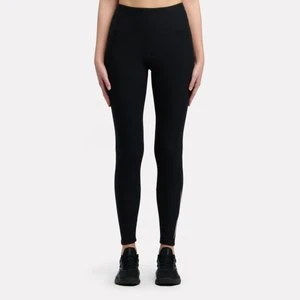 Reebok - Lux Speed Brushed Logo Leggingsunisex, Black, Size:
