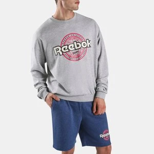 Reebok - Reebok World Crew Sweatshirt, male, Athletic Grey Marl, Size: