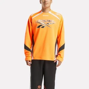 Reebok - Reebok x Anuel AA Motto Long Sleeveunisex, Orange, Size: