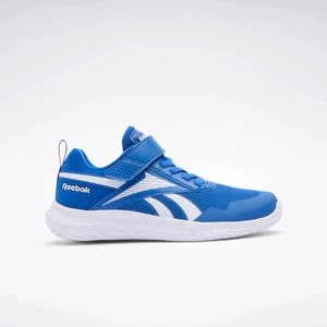 Reebok - Rush Runner 5 Elastic Lace & Top Strap Kids Shoesunisex, Vectorblue/Vectorblue/White, Size: