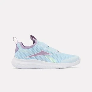 Reebok - Rush Runner Slip-On Kid's Sneakersunisex, Glassblue/White/Dreampurple, Size: