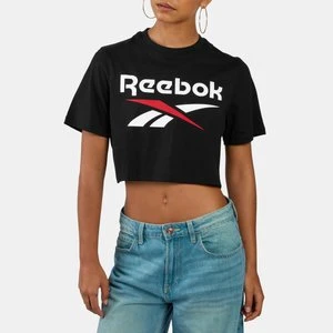 Reebok - Sadie 2 Colour Logo Cropped Teeunisex, Black, Size: