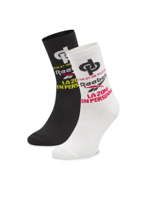 Reebok Skarpety długie Jul Crew Sock HI3894 Czarny