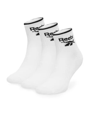 Reebok Skarpety długie R0362-SS24 (3-pack) Biały