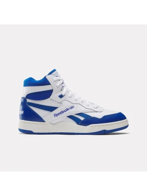 Reebok Skórzane sneakersy "BB 4000 II MID" w kolorze biało-granatowym rozmiar: 43