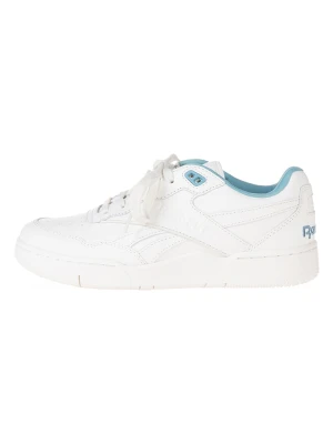 Reebok Skórzane sneakersy "BB 4000 II" w kolorze biało-błękitnym rozmiar: 40