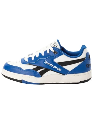 Reebok Skórzane sneakersy "BB 4000 II" w kolorze biało-niebieskim rozmiar: 44,5