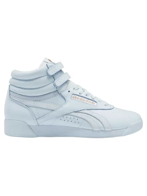 Reebok Skórzane sneakersy "Cardi B Hi" w kolorze błękitnym rozmiar: 40,5