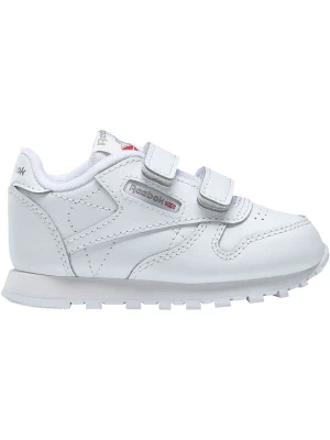 Reebok Skórzane sneakersy "Cl Lthr 2v" w kolorze białym rozmiar: 25