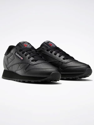 Reebok Skórzane sneakersy "Classic" w kolorze czarnym rozmiar: 34,5