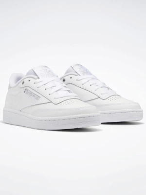 Reebok Skórzane sneakersy "Club C 85" w kolorze srebrno-białym rozmiar: 39