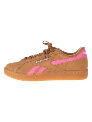 Reebok Skórzane sneakersy "Club C Grounds" w kolorze jasnobrązowo-różowym rozmiar: 40