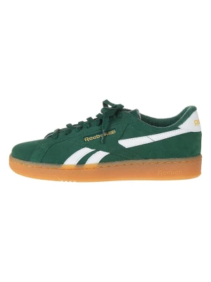 Reebok Skórzane sneakersy "Club C Grounds" w kolorze zielono-białym rozmiar: 41