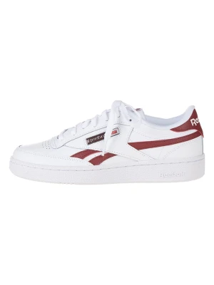 Reebok Skórzane sneakersy "Club C Revenge" w kolorze biało-czerwono-jasnobrązowym rozmiar: 40