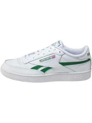Reebok Skórzane sneakersy "Club C Revenge" w kolorze biało-zielonym rozmiar: 38,5