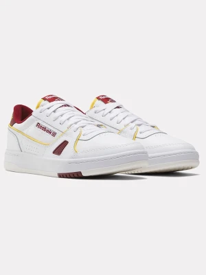 Reebok Skórzane sneakersy "LT Court" w kolorze biało-czerwono-żółtym rozmiar: 43