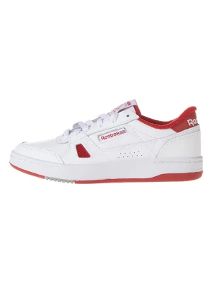 Reebok Skórzane sneakersy "LT COURT" w kolorze biało-czerwonym rozmiar: 45