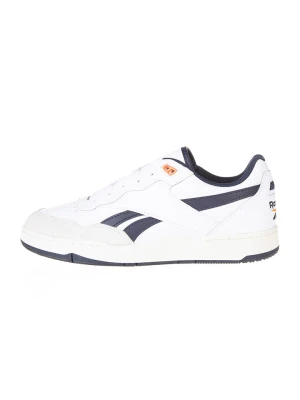 Reebok Skórzane sneakersy w kolorze biało-granatowym rozmiar: 42