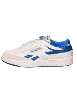 Reebok Skórzane sneakersy w kolorze biało-niebieskim rozmiar: 40,5