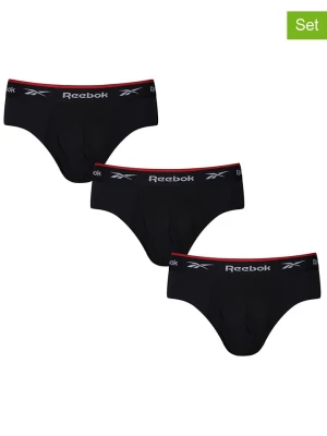 Reebok Slipy (3 pary) "Wiggins" w kolorze czarnym rozmiar: L