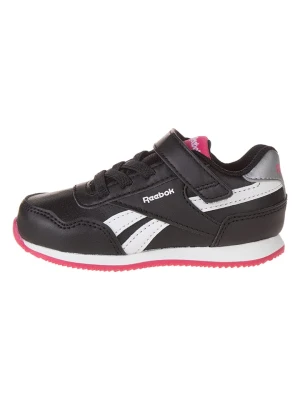Reebok Sneakersy "Royal Cl Jog 2.0 Kc" w kolorze czarno-biało-różowym rozmiar: 26