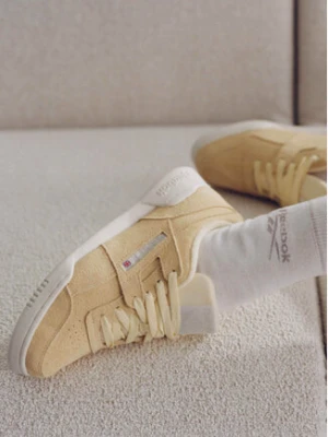 Reebok Sneakersy SS-WORKOUT PLUS 100256570 Żółty jasny