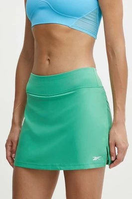 Reebok spódnica sportowa Identity Training kolor zielony mini prosta 100076307