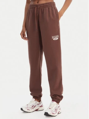 Reebok Spodnie dresowe Cl Ae Pant 100202799 Brązowy Regular Fit