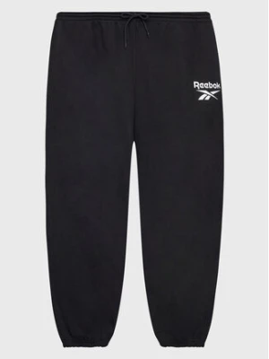 Reebok Spodnie dresowe Identity Logo HN4370 Czarny Regular Fit