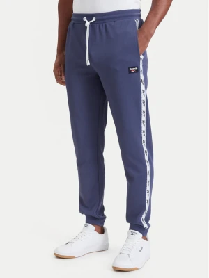 Reebok Spodnie dresowe Jacek RK25723CCM Granatowy Regular Fit