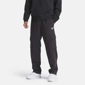 Reebok - Spodnie dresowe Reebok Identity Small Logo Cargo, male, Black/White/Vector Red, Size: