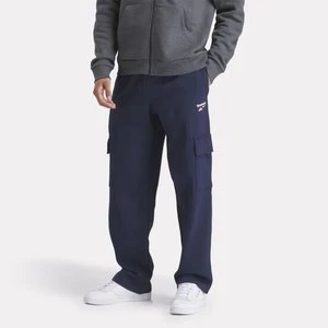 Reebok - Spodnie dresowe Reebok Identity Small Logo Cargo, male, Vector Navy, Size: