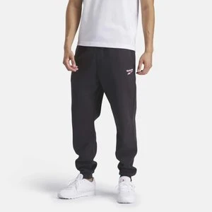 Reebok - Spodnie dresowe Reebok Identity Small Logo Fleece, male, Black/White/Vector Red, Size: