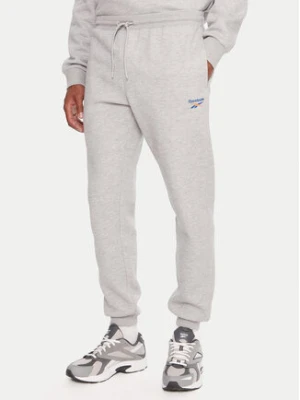 Reebok Spodnie dresowe RK25146CCM Szary Regular Fit