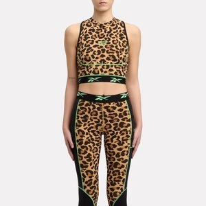 Reebok - Sport Street Crop Braletteunisex, Animal Print Aop, Size: