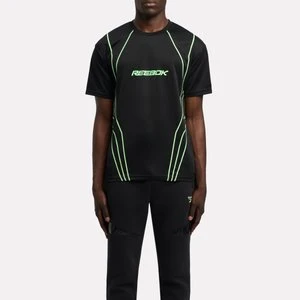 Reebok - Sport Street Piping Printed T-Shirtunisex, Black, Size: