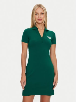 Reebok Sukienka codzienna Cl Ae V Polo Dress 100076246 Zielony Regular Fit