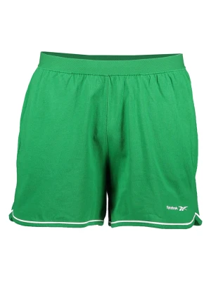 Reebok Szorty dresowe w kolorze zielonym rozmiar: L