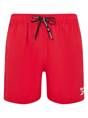 Reebok Szorty kąpielowe "Duke" w kolorze czerwonym rozmiar: M