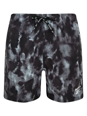 Reebok Szorty kąpielowe "Milan" w kolorze czarno-szarym rozmiar: L