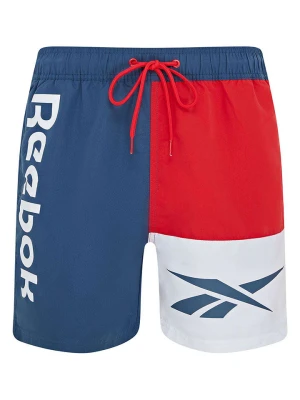Reebok Szorty kąpielowe "Roscoe" w kolorze granatowo-czerwono-białym rozmiar: L