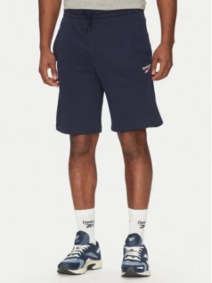 Reebok Szorty sportowe 100217147 Granatowy Regular Fit