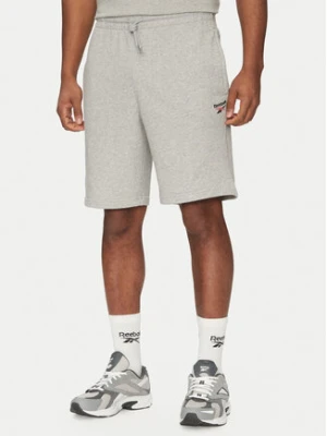 Reebok Szorty sportowe 100221793 Szary Regular Fit