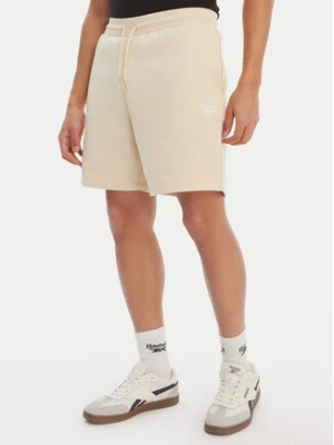 Reebok Szorty sportowe Bazunu RK25558CCM Beżowy Regular Fit